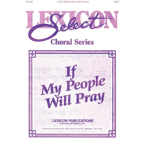 If My People Will Pray SATB