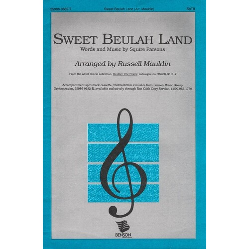 Sweet Beulah Land SATB