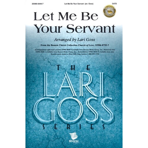Let Me Be Your Servant SATB