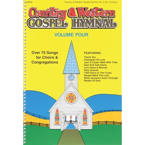Country & Western Gospel Hymnal Vol 4 (Spiral)