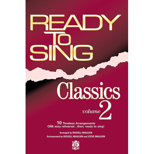 Ready To Sing Classics V2 Choral Book