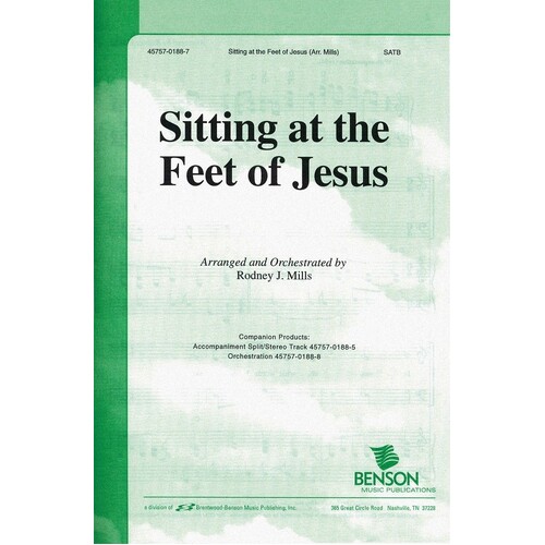 Sitting At The Feet Of Jesus SATB