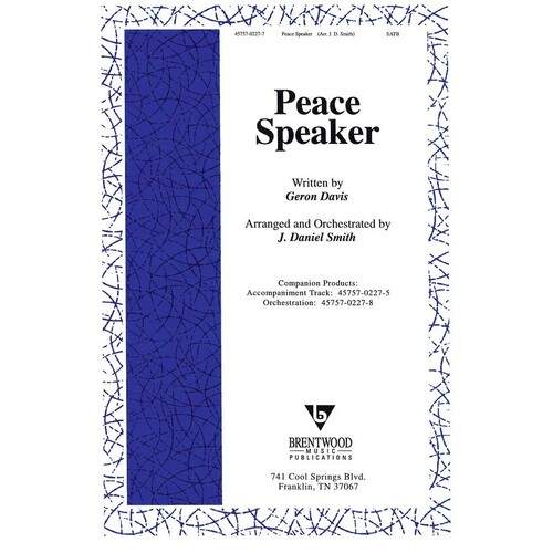 Peace Speaker SATB