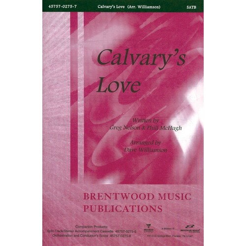 Calvarys Love SATB