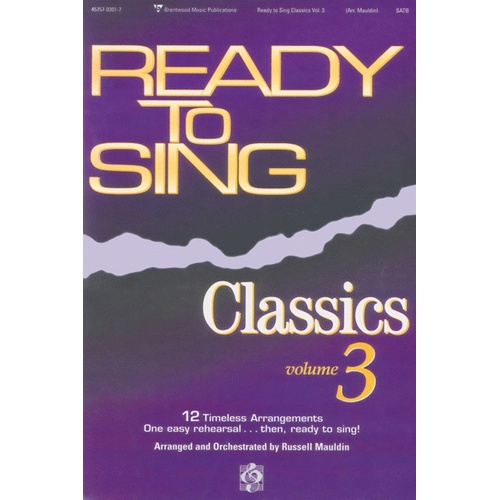 Ready To Sing Classics V3 SATB