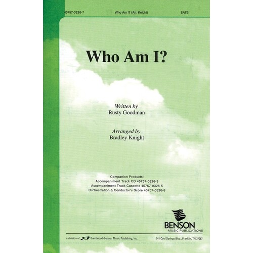 Who Am I? SATB