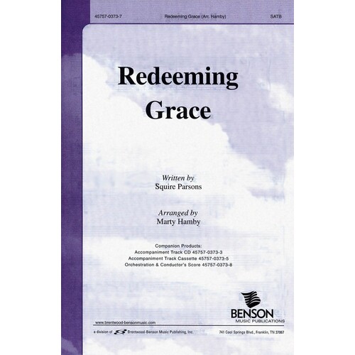 Redeeming Grace SATB
