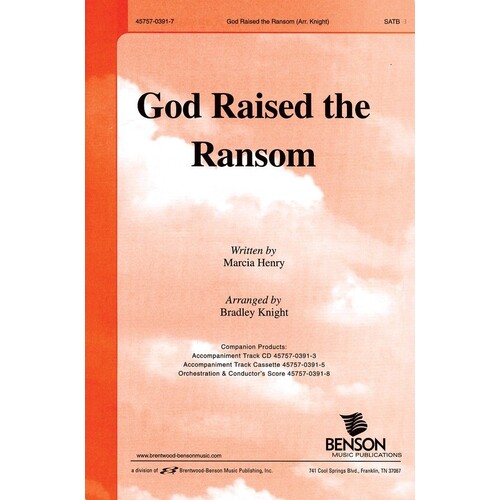 God Raised The Ransom SATB