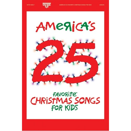 25 Fav Christmas Songs Kids SAB 