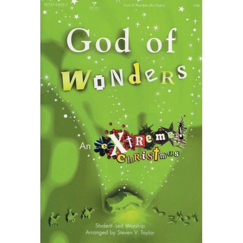 God Of Wonders Book SAB