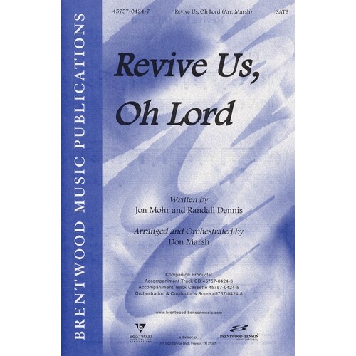 Revive Us Oh Lord SATB