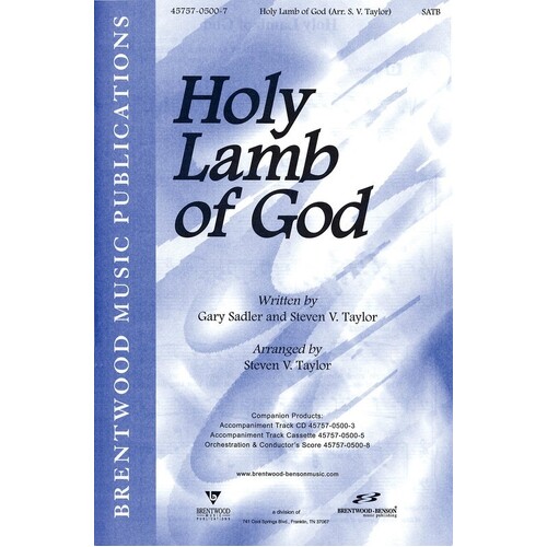 Holy Lamb Of God SATB