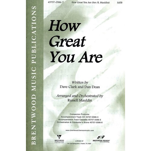 How Great You Are SATB
