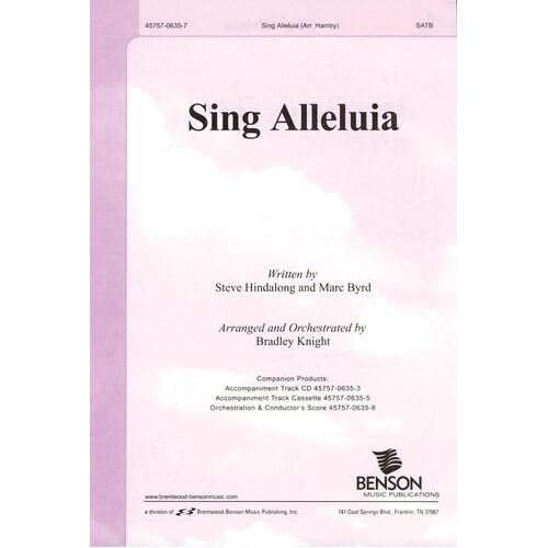 Sing Alleluia SATB