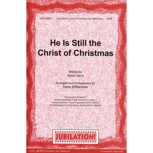 He Is Still Christ Christmas SATB 