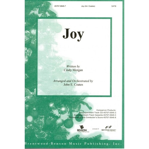 Joy Anthem SATB