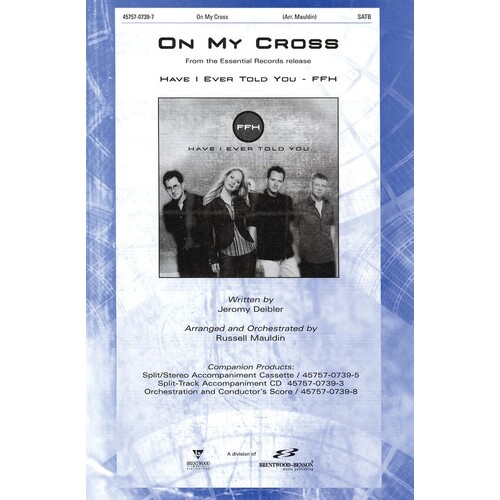 On My Cross SATB