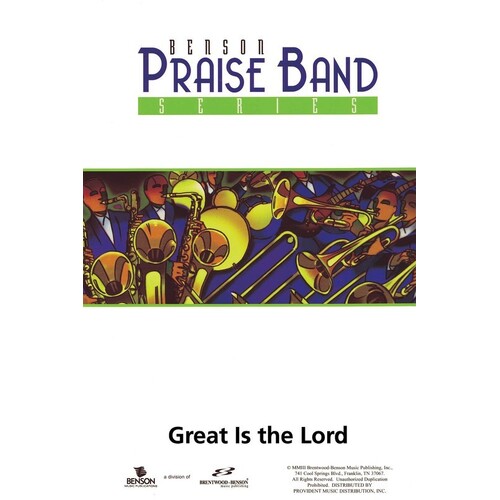 Great Is The Lord Orch Sc/Pt