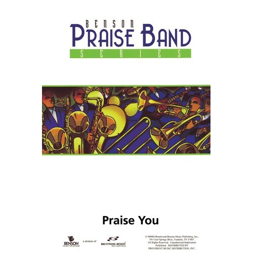 Praise You Orch Sc/Pt
