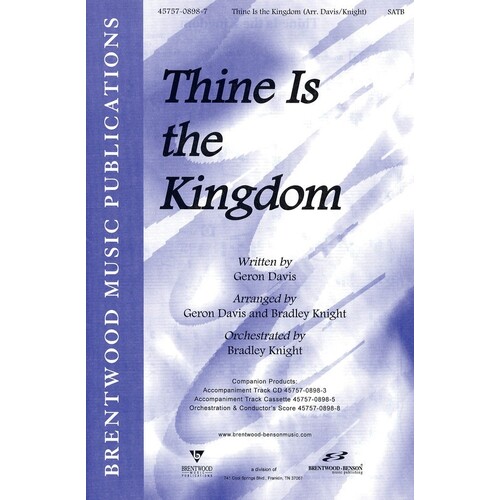 Thine Is The Kingdom SATB