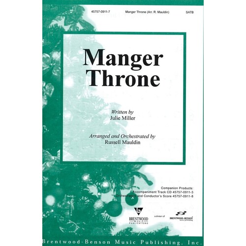 Manger Throne SATB