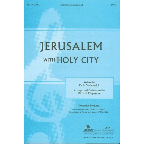 Jerusalem With Holy City SATB