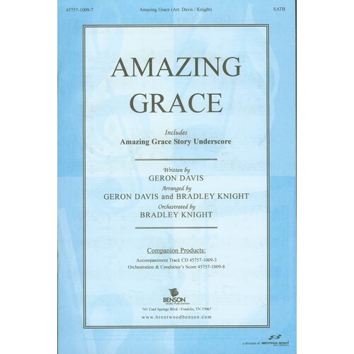 Amazing Grace SATB
