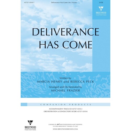 Deliverance Has Come SATB