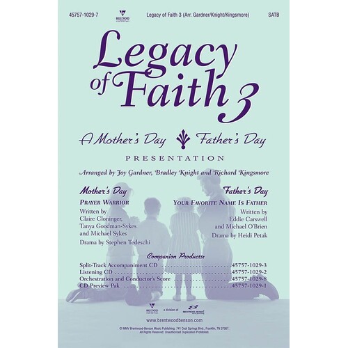 Legacy Of Faith 3 SATB