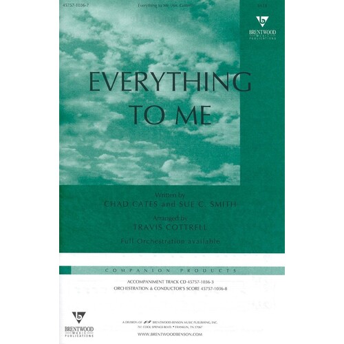 Everything To Me SATB