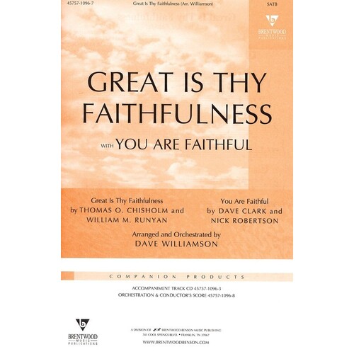 Great Faithfulness/You Faithful SATB