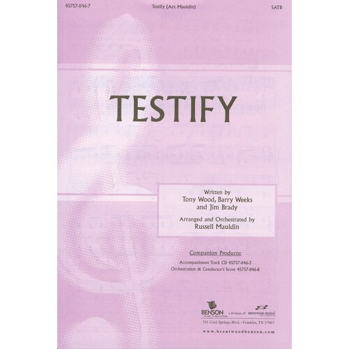 Testify SATB