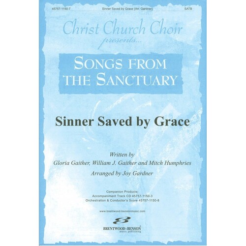Sinner Saved By Grace SATB