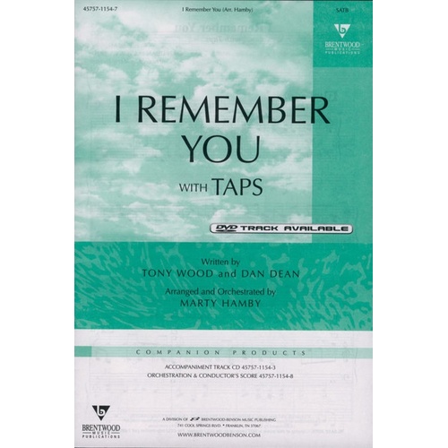 I Remember You With Taps SATB