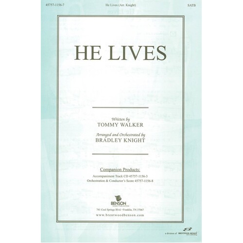 He Lives Medley SATB
