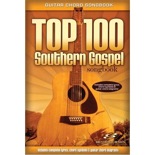 Top 100 Southern Gospel Guitar Songbook Guitar (Softcover Book)