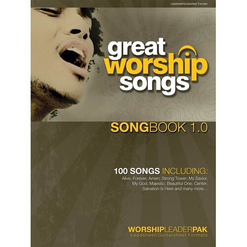 Great Worship Songs Songbook 1.0 PVG (Softcover Book)