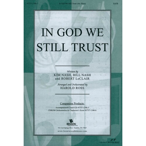 In God We Still Trust SATB