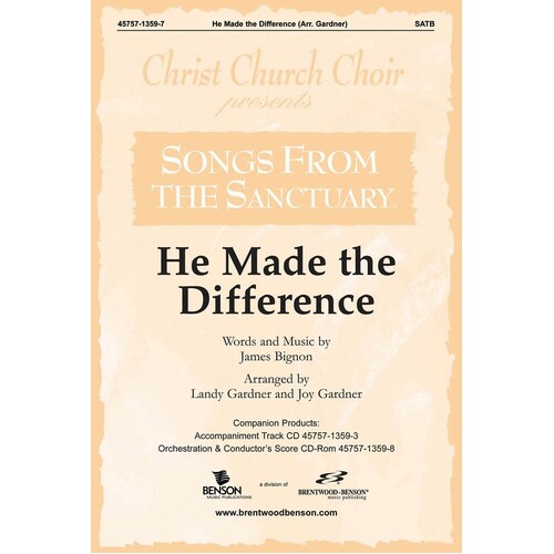 He Made The Difference SATB