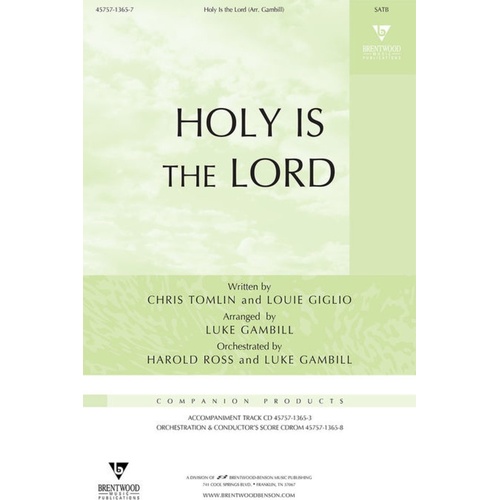 Holy Is The Lord SATB