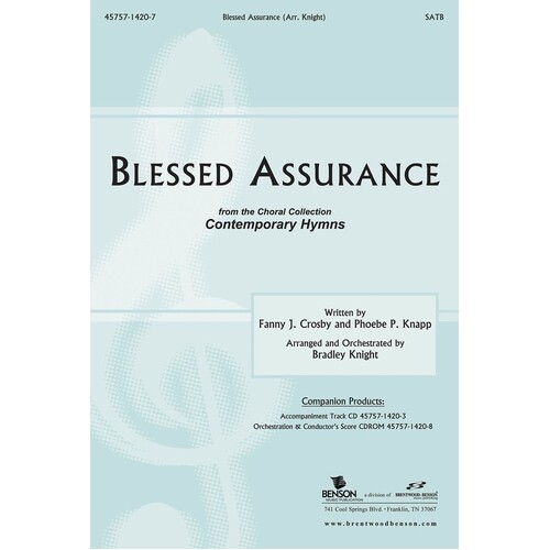 Blessed Assurance SATB