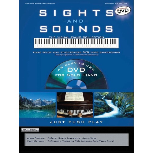 Sights And Sounds Piano Collection Songbook/DVD (Softcover Book/DVD)