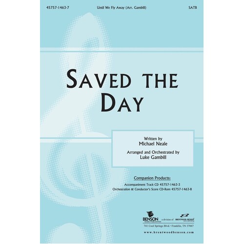 Saved The Day SATB