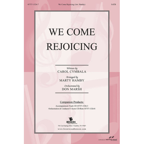 We Come Rejoicing SATB