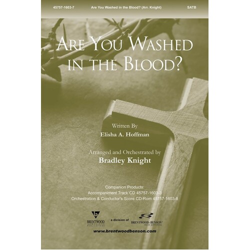 Are You Washed In  Blood SATB
