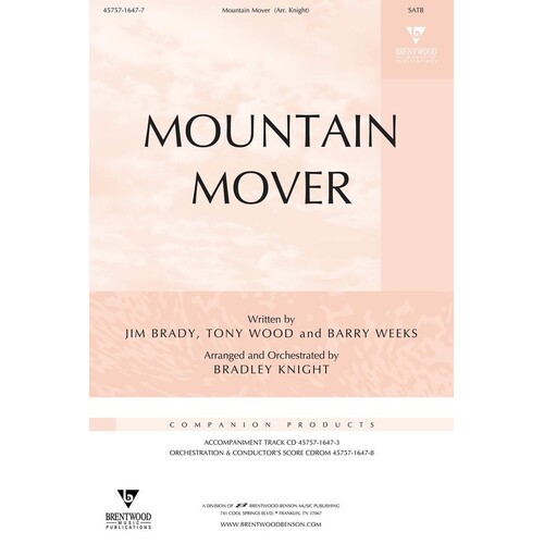 Mountain Mover Anthem SATB