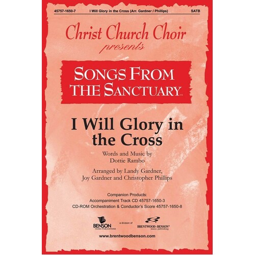 I Will Glory In The Cross SATB
