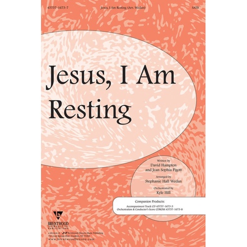 Jesus I Am Resting Anthem SATB