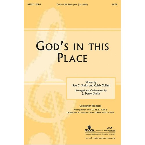 God Is In This Place SATB
