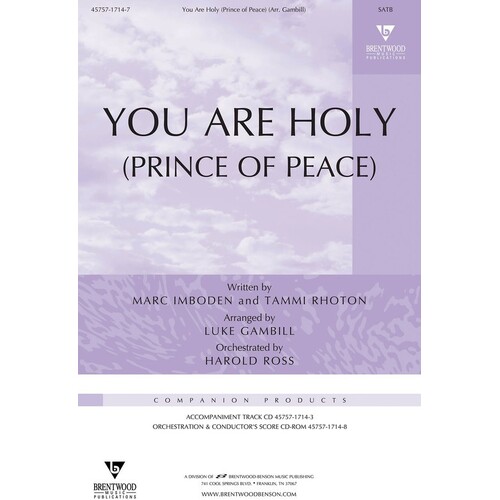 You Are Holy (Prince Of Peace) SATB